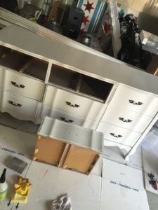 French provincial dresser DIY