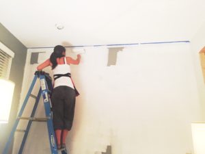 DIY accent wall