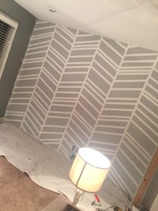how to paint stripes on a wall