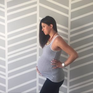 Pregnant pictures in nursery
