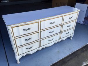 French provincial dresser redo