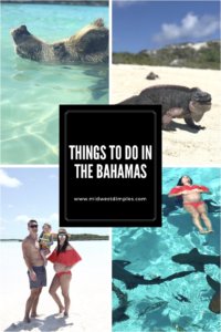 Things to do in the Bahamas, swimming pigs, swimming with the pigs, bucket list adventure, babymoon, zika free destination, family beach vacation