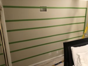 How to paint stripes on wall