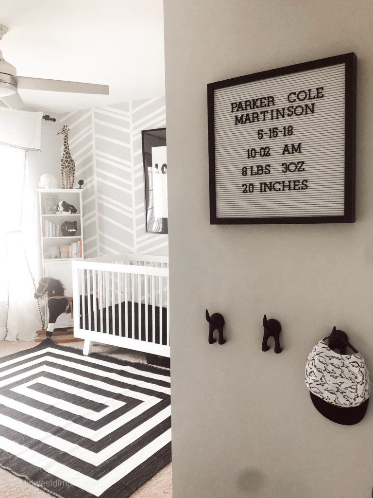 nursery room decor, monochrome nursery, black and white nursery, nursery must haves, baby must haves, nursery necessities, nursery room art