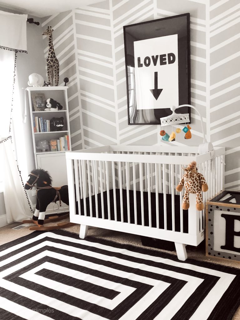 nursery room decor, monochrome nursery, black and white nursery, nursery must haves, baby must haves, nursery necessities, nursery room art